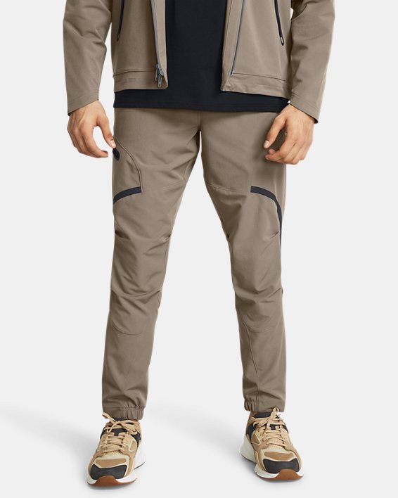 Men's UA Unstoppable Cargo Pants in Brown image number 0